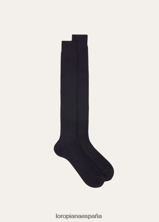 calcetines costina Loro Piana hombres negro (8000) VR0BH61320 accesorios