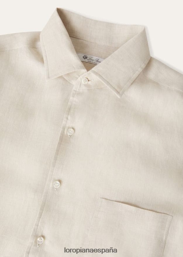 camisa andré Loro Piana hombres blanco óptico (1005) VR0BH61062 ropa