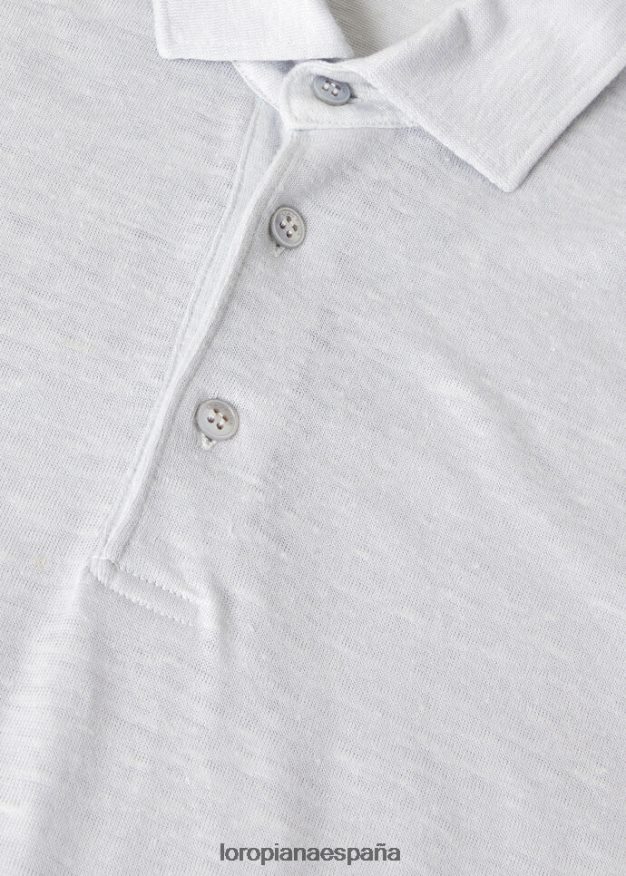 camisa polo Loro Piana hombres blanco óptico (1005) VR0BH61123 ropa