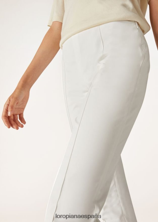 pantalon neo mirel Loro Piana mujer blanco (1000) VR0BH6349 ropa