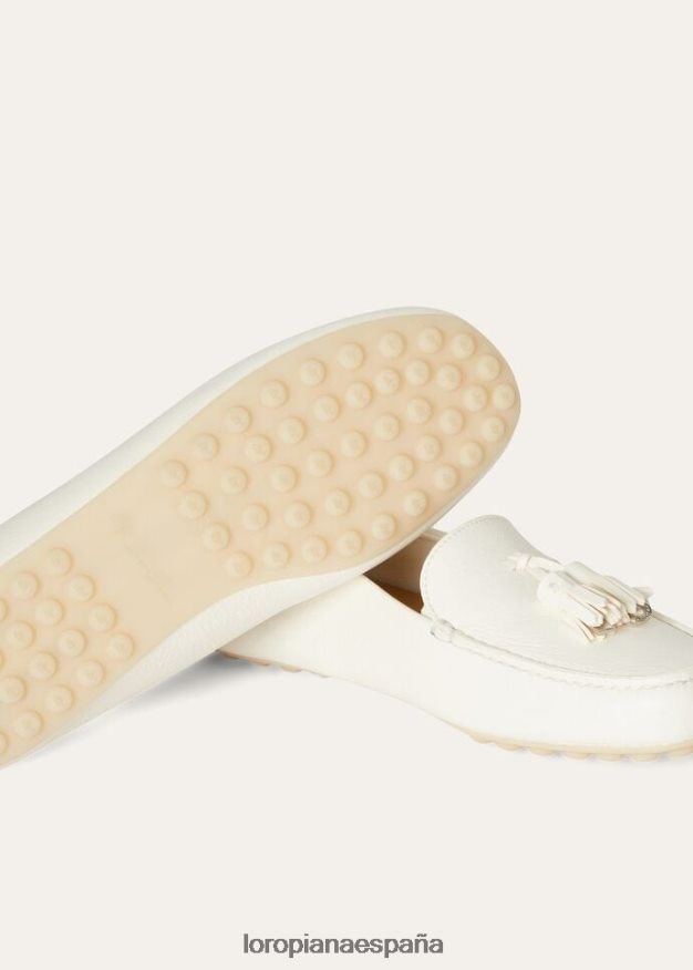 mocasines con suela de lunares Loro Piana mujer blanco (1000) VR0BH6662 zapatos